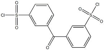 3,3'-Bis(chlorosulfonyl)benzophenone Struktur