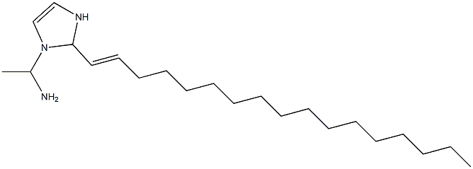 1-(1-Aminoethyl)-2-(1-heptadecenyl)-4-imidazoline Struktur