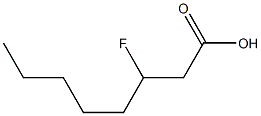 3-Fluorocaprylic acid Struktur