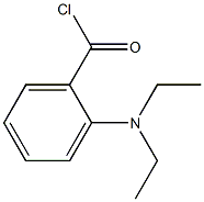 o-(Diethylamino)benzoyl chloride Struktur