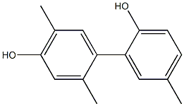 2',5,5'-Trimethyl-1,1'-biphenyl-2,4'-diol Struktur