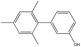 3-(2,4,6-Trimethylphenyl)phenol Struktur