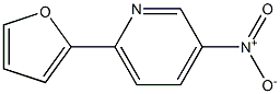 3-Nitro-6-(furan-2-yl)pyridine Struktur