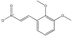 2,3-Dimethoxy-1-[(E)-2-nitroethenyl]benzene Struktur