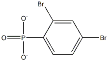 2,4-Dibromophenylphosphonate Struktur