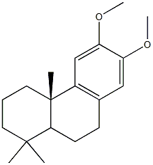 12,13-Dimethoxypodocarpa-8,11,13-triene Struktur