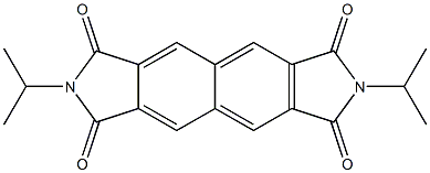 2,7-Dihydro-2,7-diisopropylisoindolo[5,6-f]isoindole-1,3,6,8-tetrone Struktur