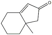 1-Methylbicyclo[4.3.0]non-6-en-8-one Struktur