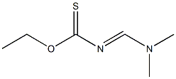 N-(Dimethylaminomethylene)thiocarbamic acid O-ethyl ester Struktur