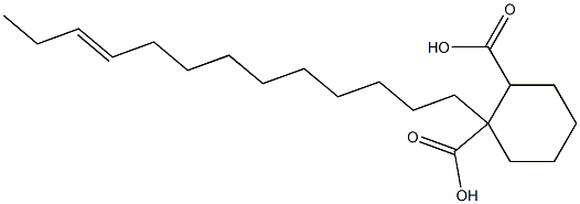 Cyclohexane-1,2-dicarboxylic acid hydrogen 1-(10-tridecenyl) ester Struktur