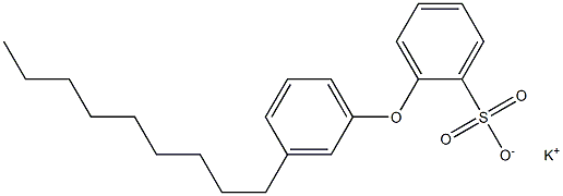 2-(3-Nonylphenoxy)benzenesulfonic acid potassium salt Struktur