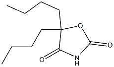 5,5-Dibutyloxazolidine-2,4-dione Struktur