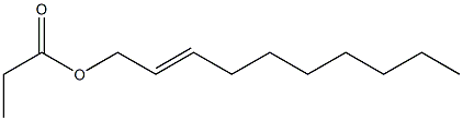 Propionic acid 2-decenyl ester Struktur