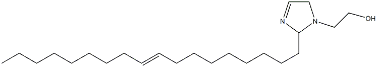 2-(9-Octadecenyl)-3-imidazoline-1-ethanol Struktur