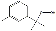 1-(m-Tolyl)-1-methylethyl hydroperoxide Struktur