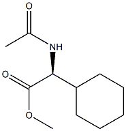 (S)-Cyclohexyl(acetylamino)acetic acid methyl ester Struktur