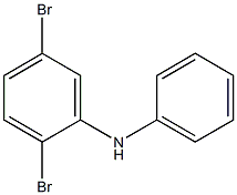 2,5-Dibromophenylphenylamine Struktur