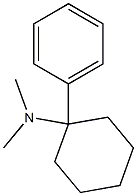 N,N-Dimethyl-1-phenylcyclohexylamine Struktur