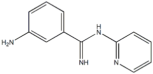 3-Amino-N-(2-pyridyl)benzamidine Struktur