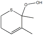 (5,6-Dihydro-2,3-dimethyl-2H-thiopyran)-2-yl hydroperoxide Struktur