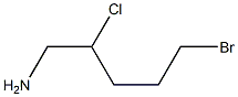 5-Bromo-2-chloropentan-1-amine Struktur