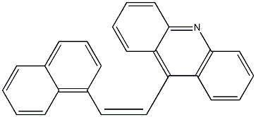 9-[(Z)-2-(1-Naphtyl)ethenyl]acridine Struktur