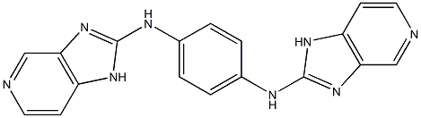 2,2'-[1,4-Phenylenebis(imino)]bis(1H-imidazo[4,5-c]pyridine) Struktur