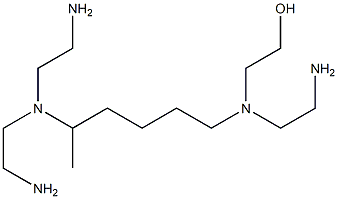 2-[N-(2-Aminoethyl)-N-[5-[bis(2-aminoethyl)amino]hexyl]amino]ethanol Struktur