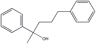 1,4-Diphenyl-1-methyl-1-butanol Struktur