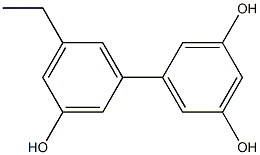 5'-Ethyl-1,1'-biphenyl-3,3',5-triol Struktur