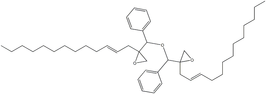 2-(2-Tridecenyl)phenylglycidyl ether Struktur