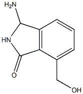 3-Amino-2,3-dihydro-7-hydroxymethyl-1H-isoindol-1-one Struktur