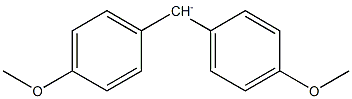 Di(4-methoxyphenyl)methanecation Struktur