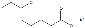 6-Chlorocaprylic acid potassium salt Struktur