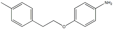 p-[2-(p-Tolyl)ethoxy]aniline Struktur