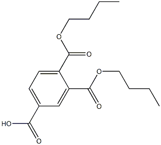 1,2,4-Benzenetricarboxylic acid hydrogen 1,2-dibutyl ester Struktur