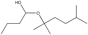 Butyraldehyde isopentylisopropyl acetal Struktur