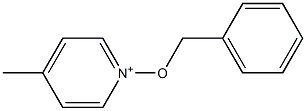 4-Methyl-1-(benzyloxy)pyridinium Struktur