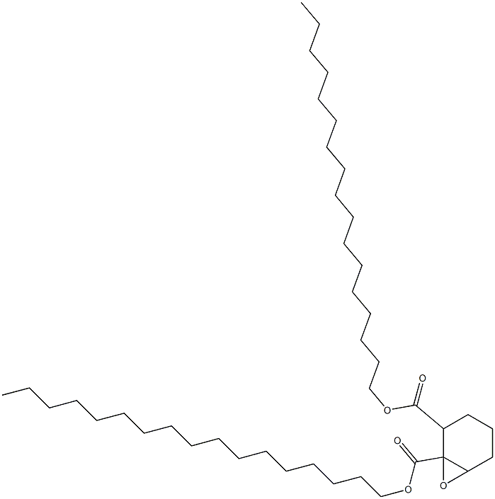 7-Oxabicyclo[4.1.0]heptane-1,2-dicarboxylic acid diheptadecyl ester Struktur