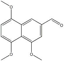 4,5,8-Trimethoxy-2-naphthaldehyde Struktur