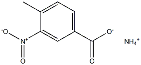 3-Nitro-p-toluic acid ammonium salt Struktur