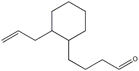 4-[2-(2-Propenyl)cyclohexyl]butanal Struktur