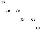 Chromium pentacesium Struktur