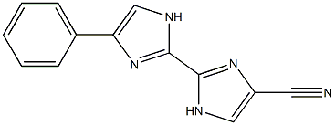 4'-Phenyl-2,2'-bi[1H-imidazole]-4-carbonitrile Struktur