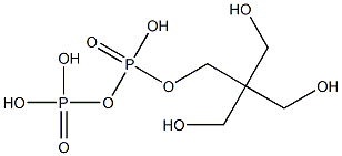 Pentaerythritol diphosphate Struktur