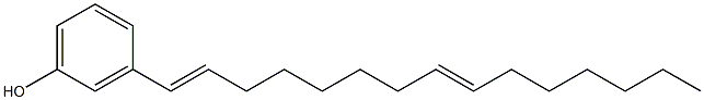 3-(1,8-Pentadecadienyl)phenol Struktur