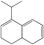 1,2,8,8a-Tetrahydro-4-isopropylnaphthalene Struktur