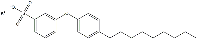 3-(4-Nonylphenoxy)benzenesulfonic acid potassium salt Struktur