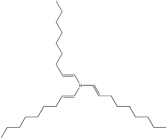 Tri(1-nonenyl)amine Struktur
