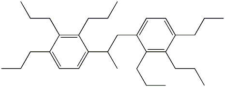 4,4'-(1,2-Propanediyl)bis(1,2,3-tripropylbenzene) Struktur